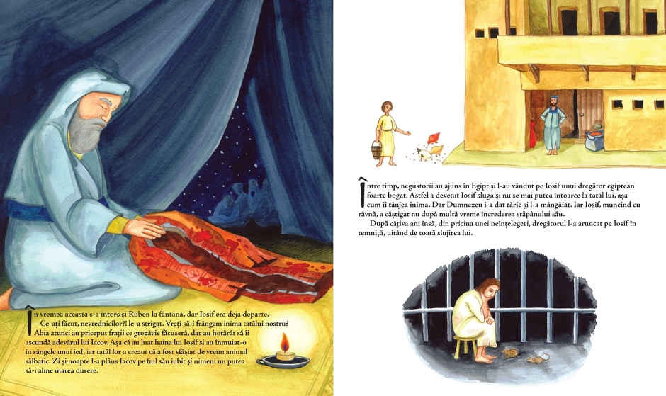 Înțeleptul Iosif și frații săi-pag 8-9